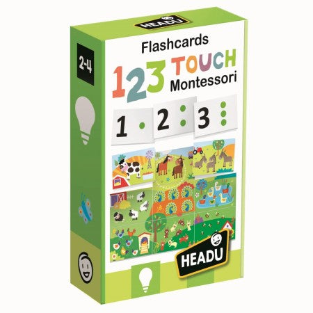 Headu Montessori Flashcards 123 Touch