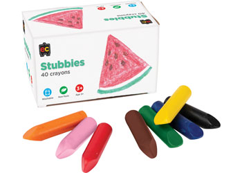 Crayons Stubbies 40pk