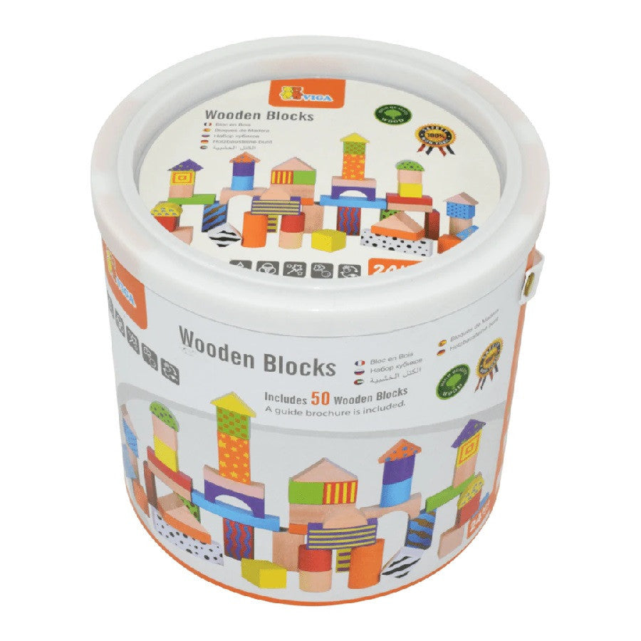 Viga Coloured Pattern Block