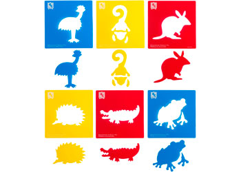 Stencils Australian Animals #2 Set 6
