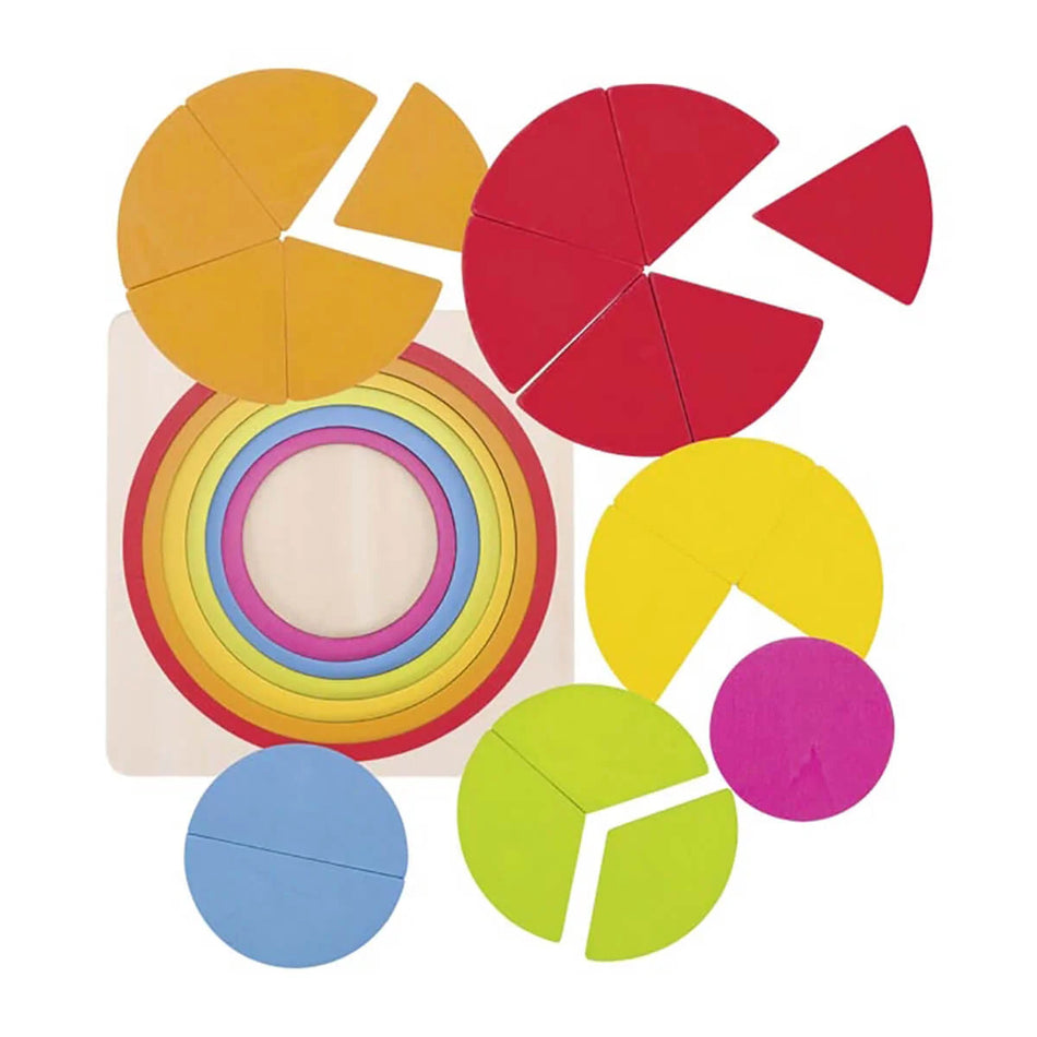 Goki Puzzle Circle Red