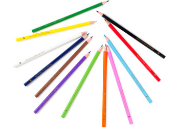 Pencils Washable Colour Pk 12