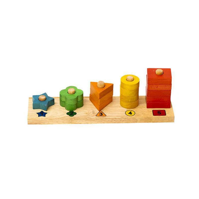 Q Toys Shapes & Colours Counting Stair