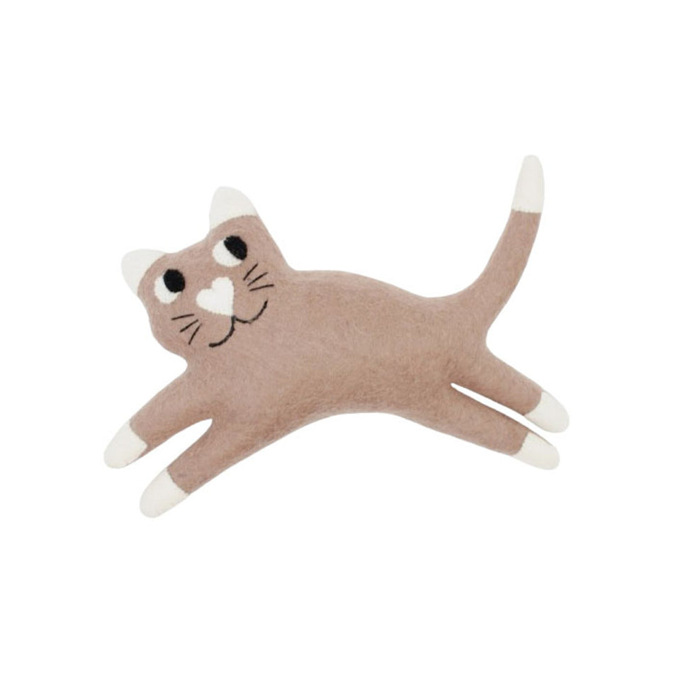 Papoose Cat Cushion Beige