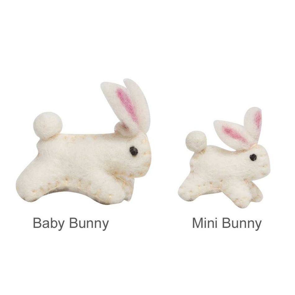 Papoose Baby Bunnies 6pc