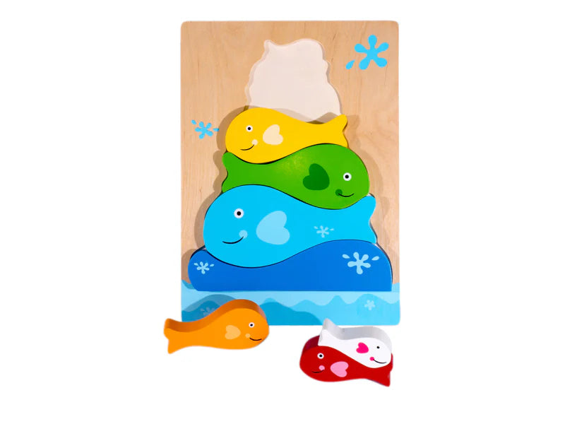 Kiddie Connect Fish Stacker Puzzle