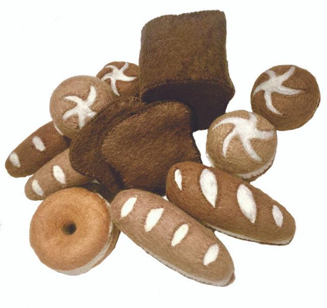 Papoose Felt Food Bread Set 17pc