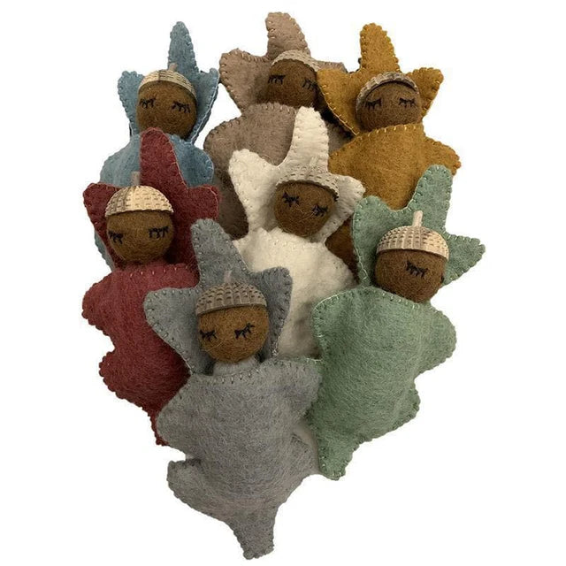 Papoose Earth Acorn Babies 7pc