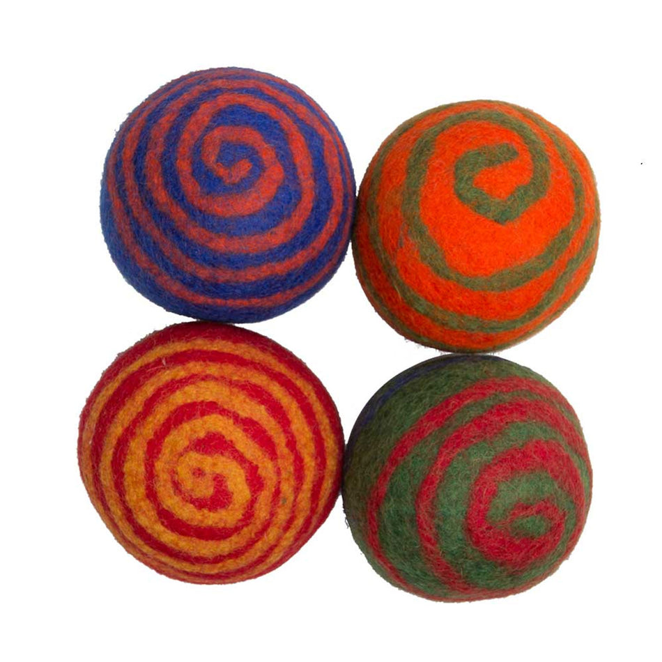 Papoose Balls Spiral 10cm 4pc