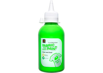 EC Fluorescent Fabric & Craft Paint 250mL Green
