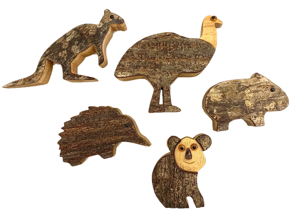Papoose Woodland Aussie Animals 5pc