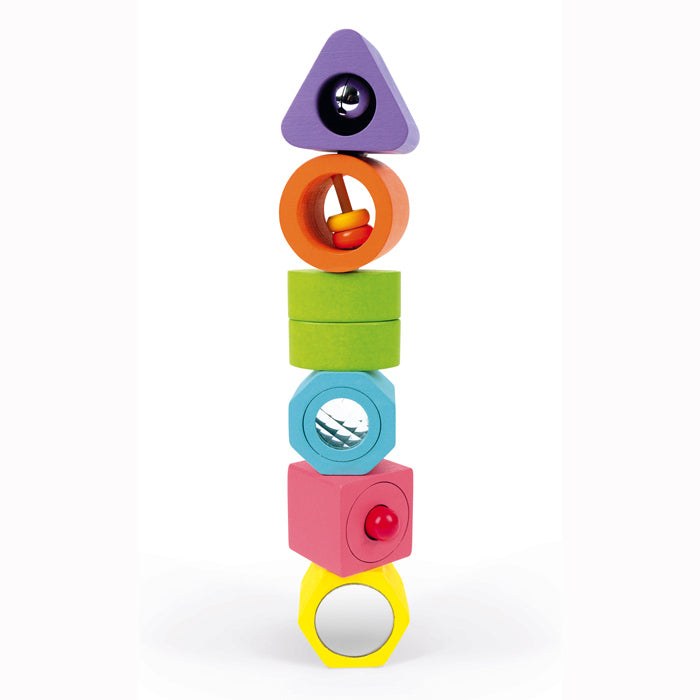 Janod Shapes & Sounds Block Puzzle