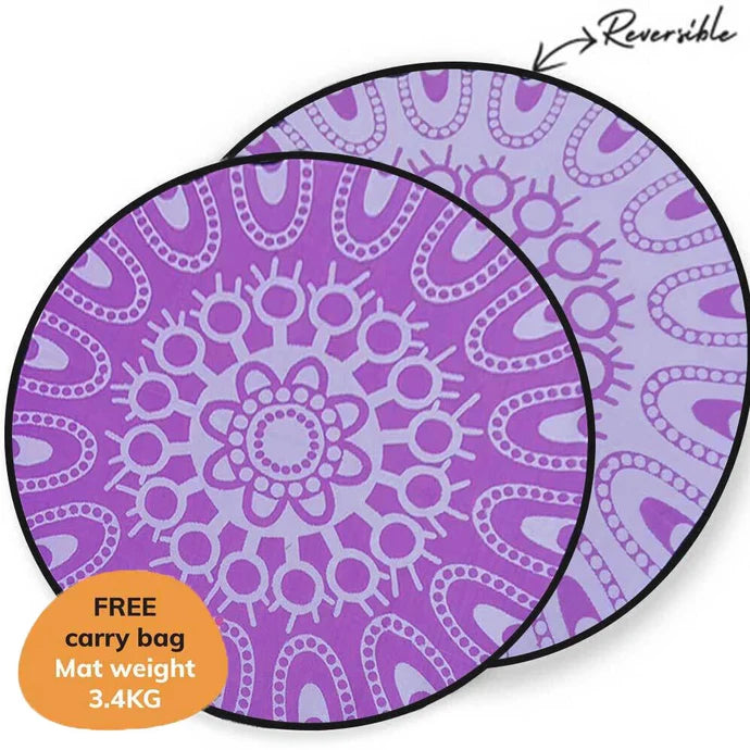 Recycled Mats Gather Around Mat 3m Diameter Pink/Purple