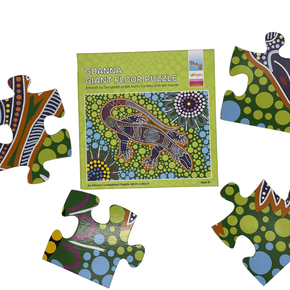 Wingaru Education Giant Floor Puzzle - Goanna