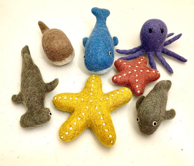 Papoose Sea Animals 7pc