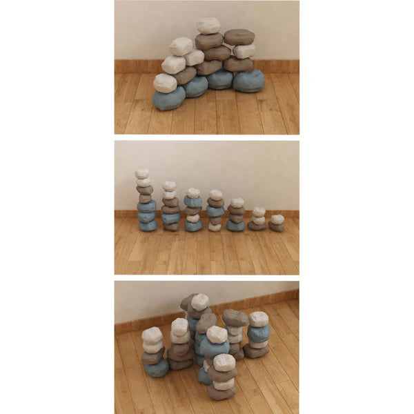 Masterkidz Soft Foam Building Rocks Set 40