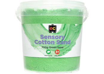Sensory Cotton Sand 700g  Green