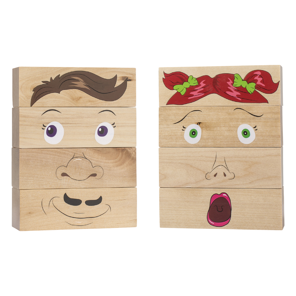 Freckled Frog How am I Feeling Wooden Blocks