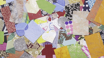 Collage Paper Shapes 500g