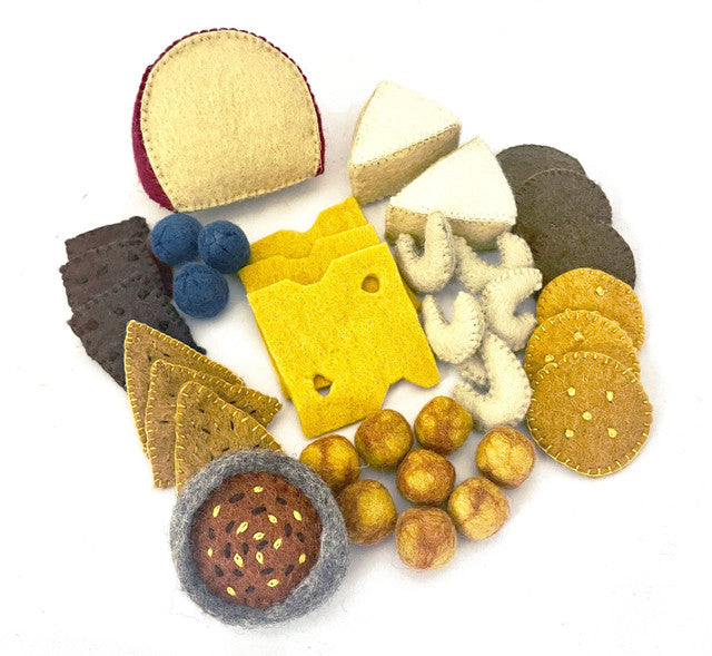 Papoose Felt Cheese Lovers 36pc