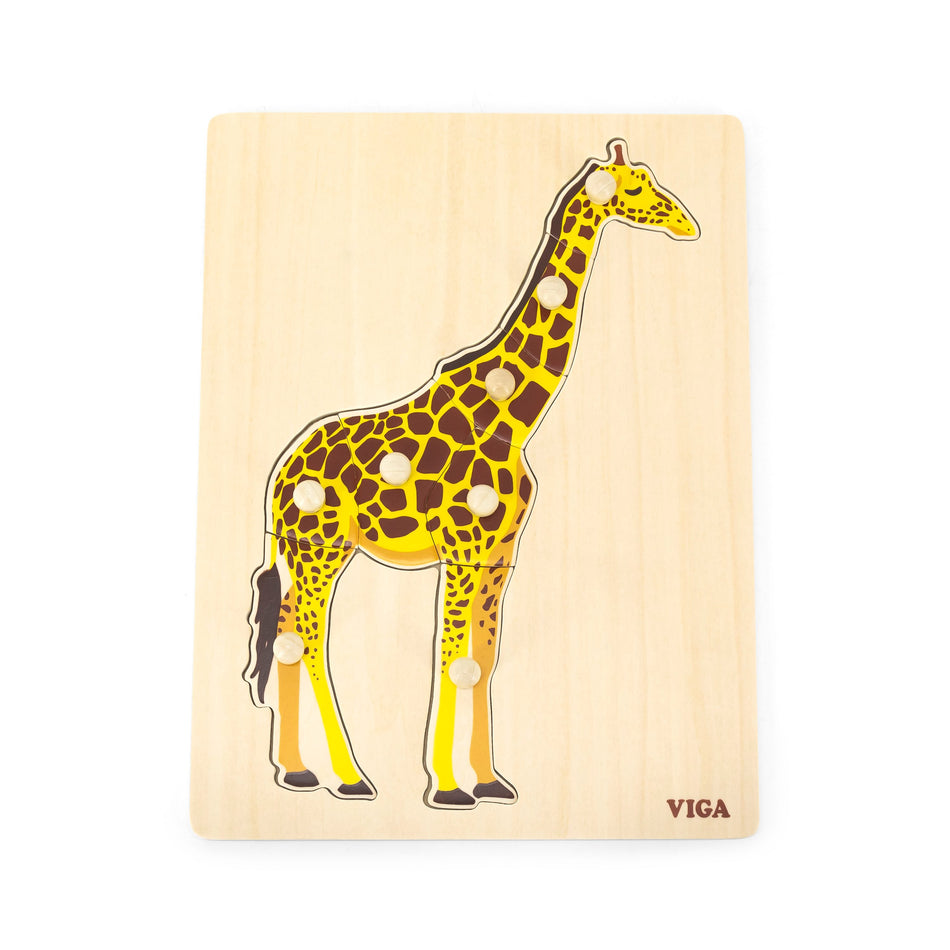 Viga Montessori Puzzle Giraffe