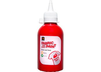 EC Fabric & Craft Paint 250mL Red