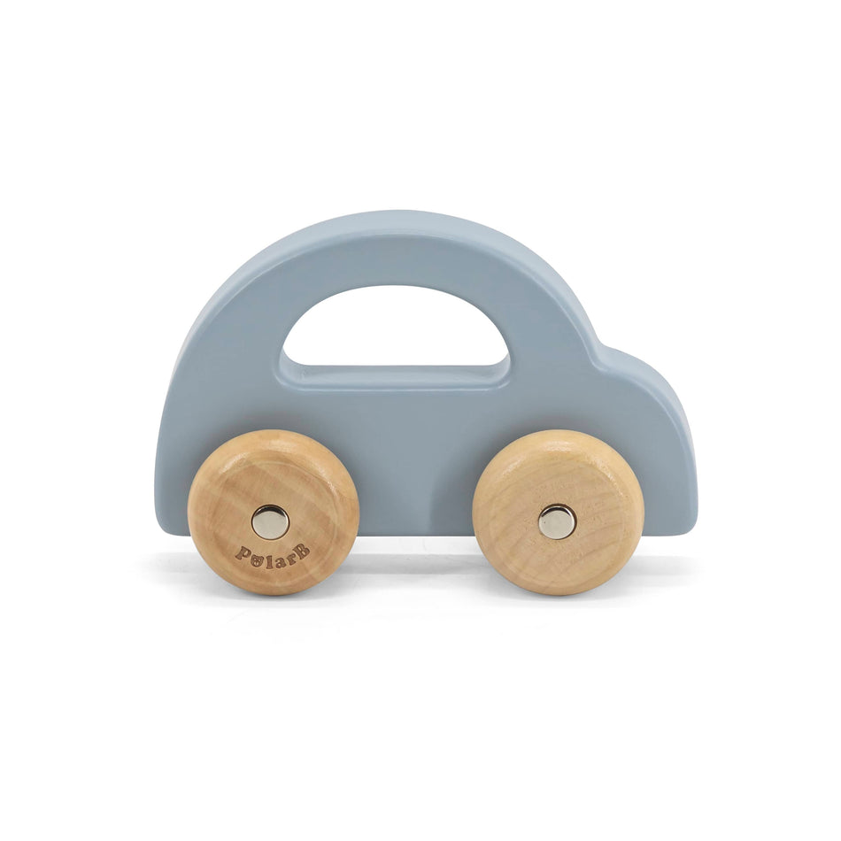 PolarB Wooden Car Blue