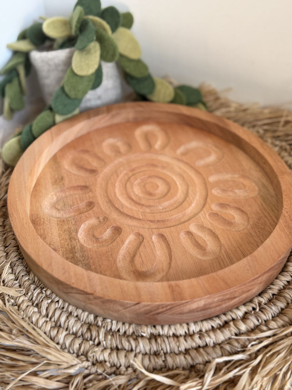 Awe & Wonder Sensory Plate Aboriginal Symbol