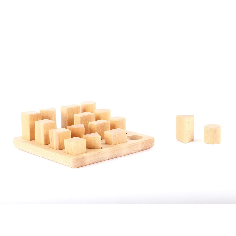 Edu-Fun Natural Geometrical Peg Grading Board