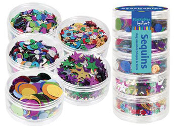 Sequins Assorted Stack 100g