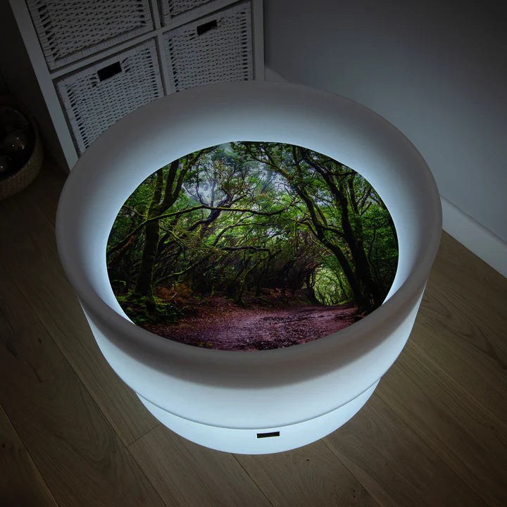 Tickit Sensory Mood Low Discovery Light Table + Forest Discovery Play Mat