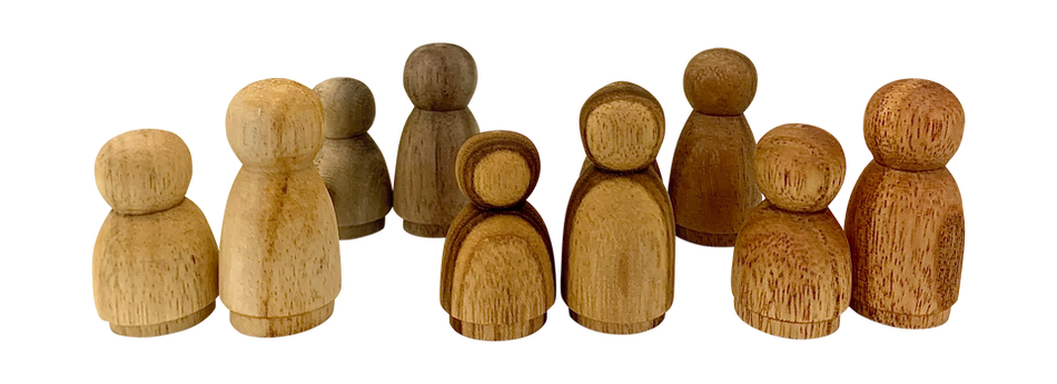 Papoose Mini Wonder Wood Wood Folk 10pc