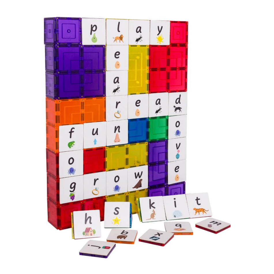 LGT Magnetic Tile Topper Alphabet L/C 40pc