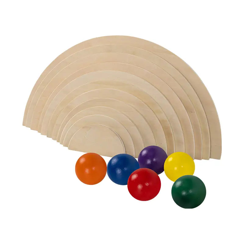 Jenjo Rainbow Semi Circles and Balls