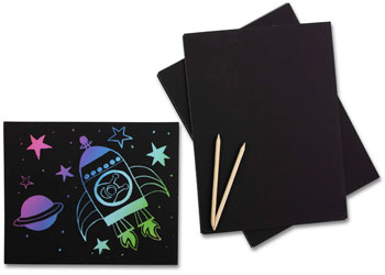 Scratch Art Paper A4 Pk 40