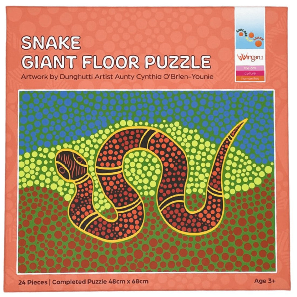 Wingaru Education Giant Floor Puzzle - Snake
