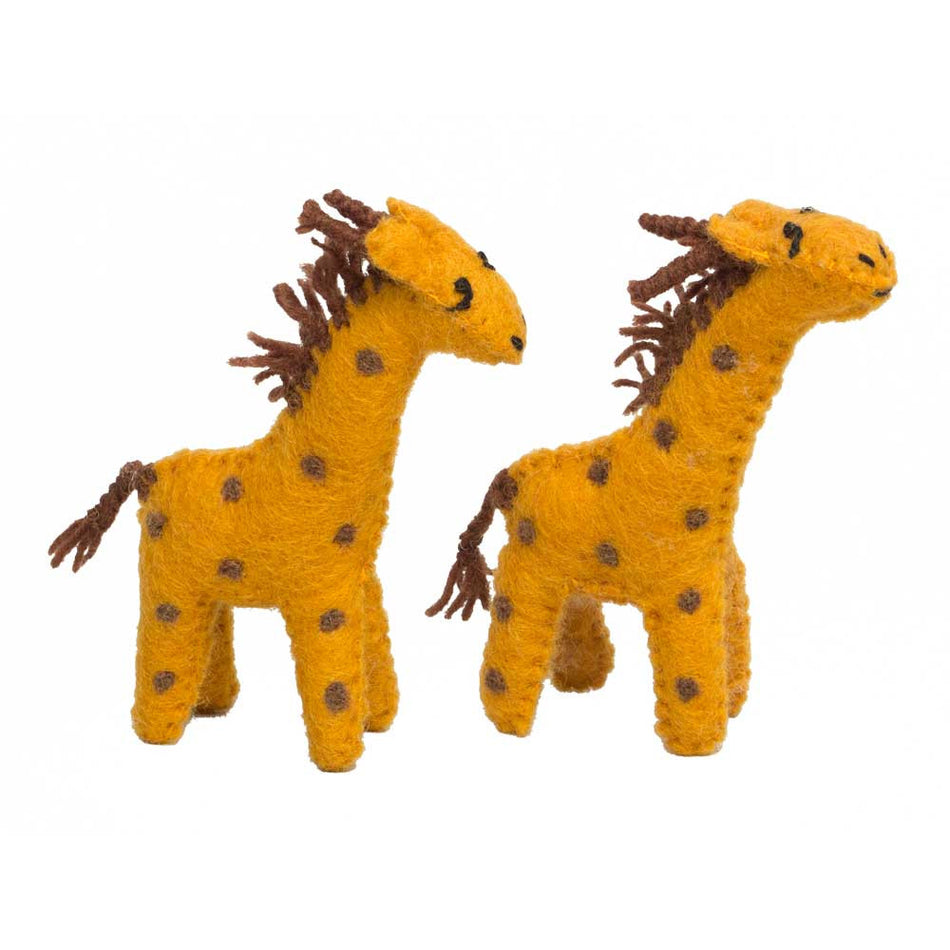 Papoose Baby Giraffes 2pc