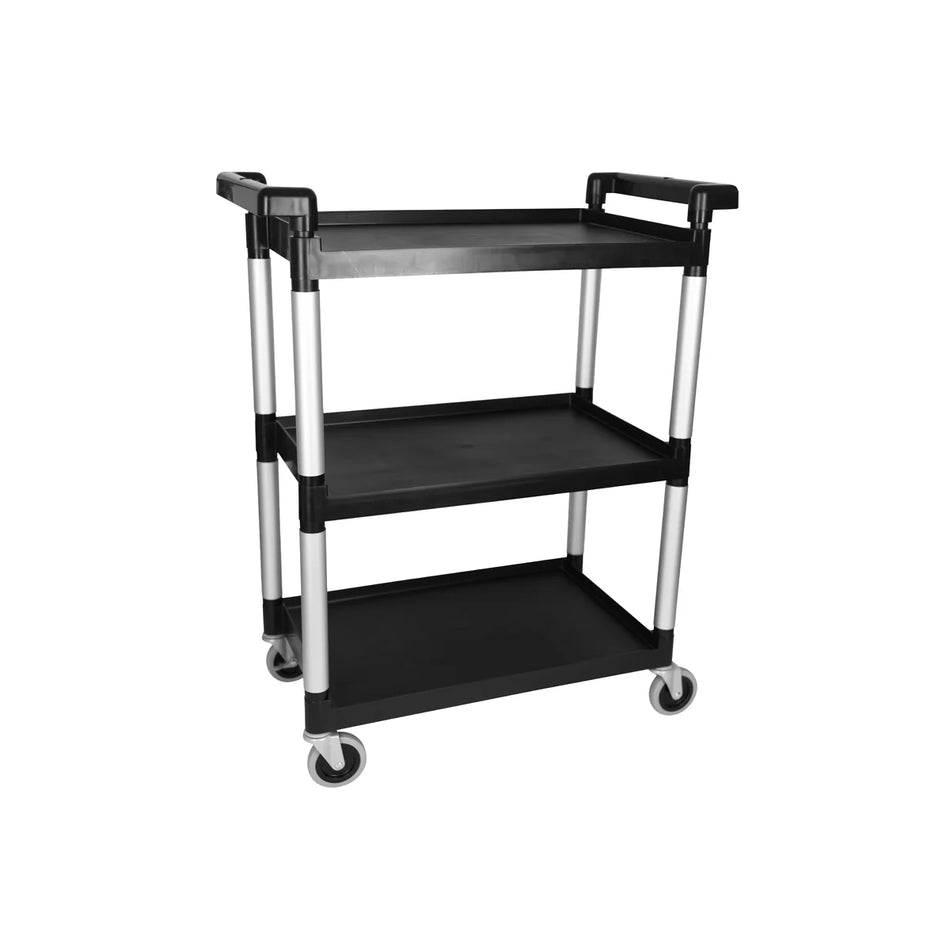 Unica Black Trolley 3 Tier 710x420x900mm