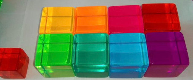 Papoose Phatt Lucite Cubes 10pc