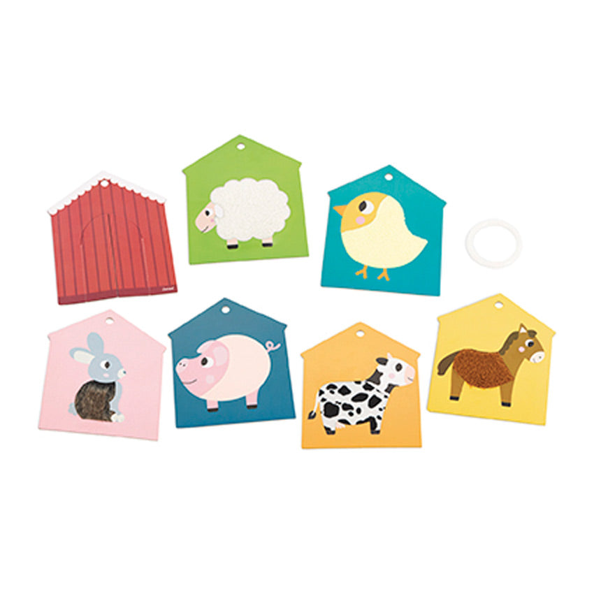 Janod Tactile Cards Farm