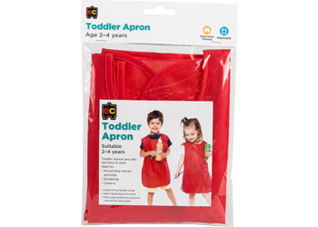 Toddler Apron Red (2-4 year old)
