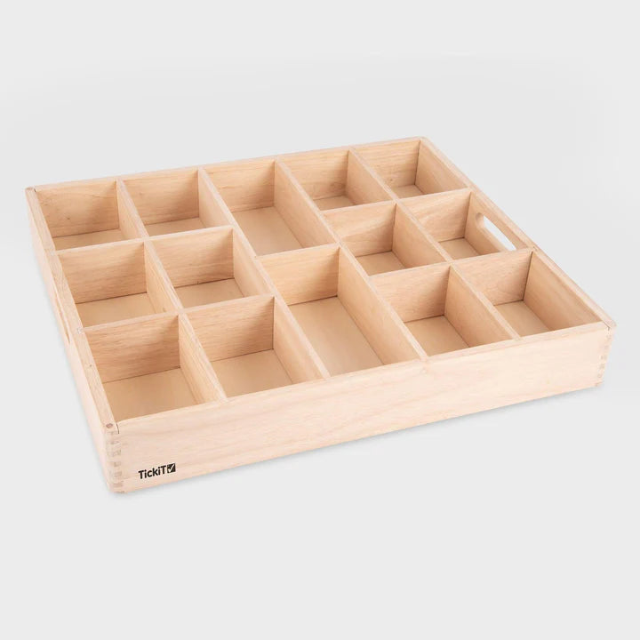 Tickit Wooden Sorting Tray 14 Way
