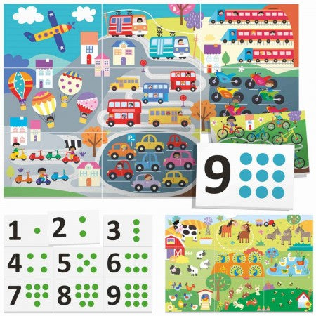 Headu Montessori Flashcards 123 Touch