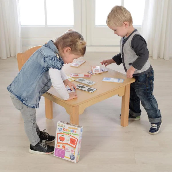 Masterkidz Wood Puzzles Colours