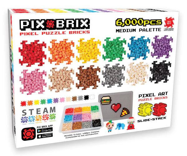 Pix Brix Pixel Art Puzzle Bricks 6,000pc