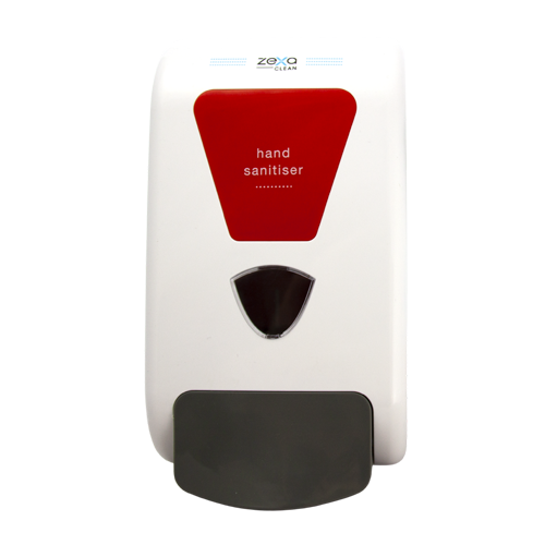 Zexa Hand Sanitiser Fascia Plate Red