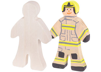 Wood People 8cm Pk 10