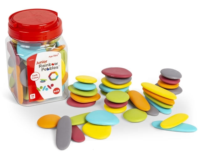 EDX Junior Rainbow Pebbles Earth Colours