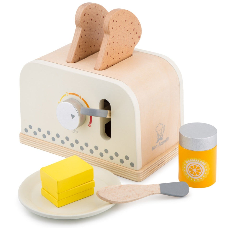 New Classic Toys Pop-up Toaster White