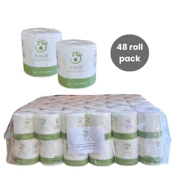 2PLY Toilet Paper Standard Roll 2ply 48 rolls/carton
